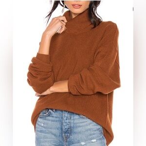 NWOT Free People softly structured knit tunic Sweater size small